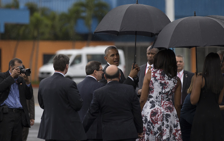 Obama llega a Cuba